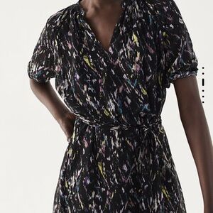 IKKS colorful print short dress